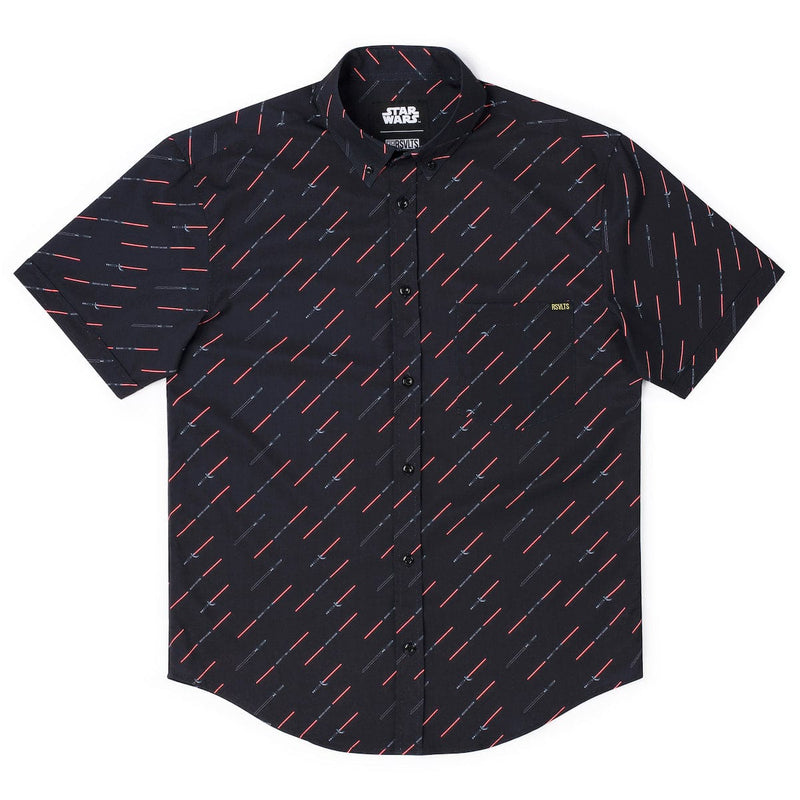 RSVLTS Renegade Blades KUNUFLEX Short Sleeve Shirt in Black — detail 5