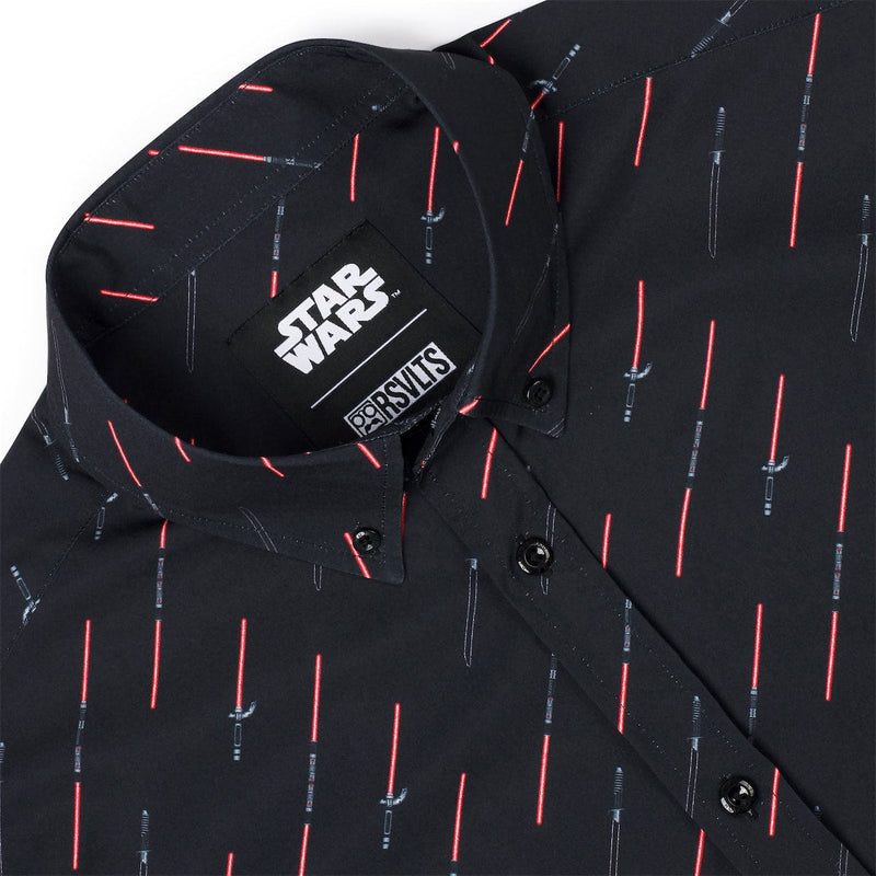 RSVLTS Renegade Blades KUNUFLEX Short Sleeve Shirt in Black — detail 6