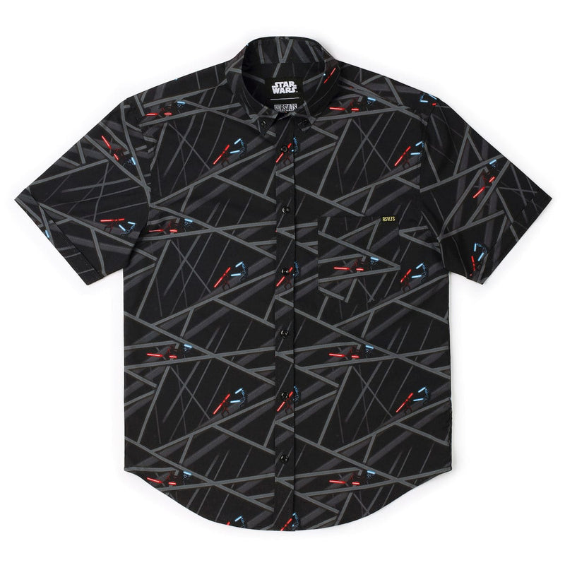 RSVLTS The Fall of Mandalore KUNUFLEX Short Sleeve Shirt in Black — detail 5