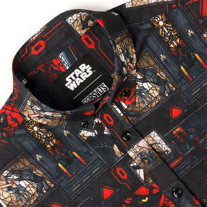 RSVLTS Only the Strongest Shall Rule KUNUFLEX Short Sleeve Shirt in Black — detail 3