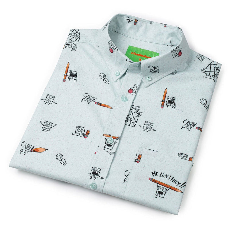 RSVLTS Me Hoy Minoy!! KUNUFLEX Short Sleeve Shirt in Blue — detail 7