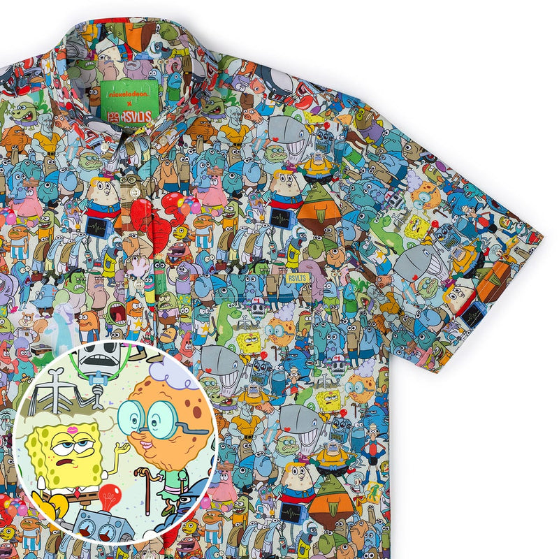 RSVLTS Welcome to Bikini Bottom KUNUFLEX Short Sleeve Shirt — front view