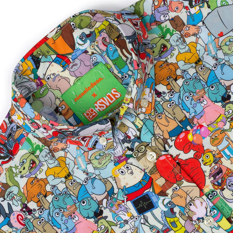 RSVLTS Welcome to Bikini Bottom KUNUFLEX Short Sleeve Shirt — detail 4