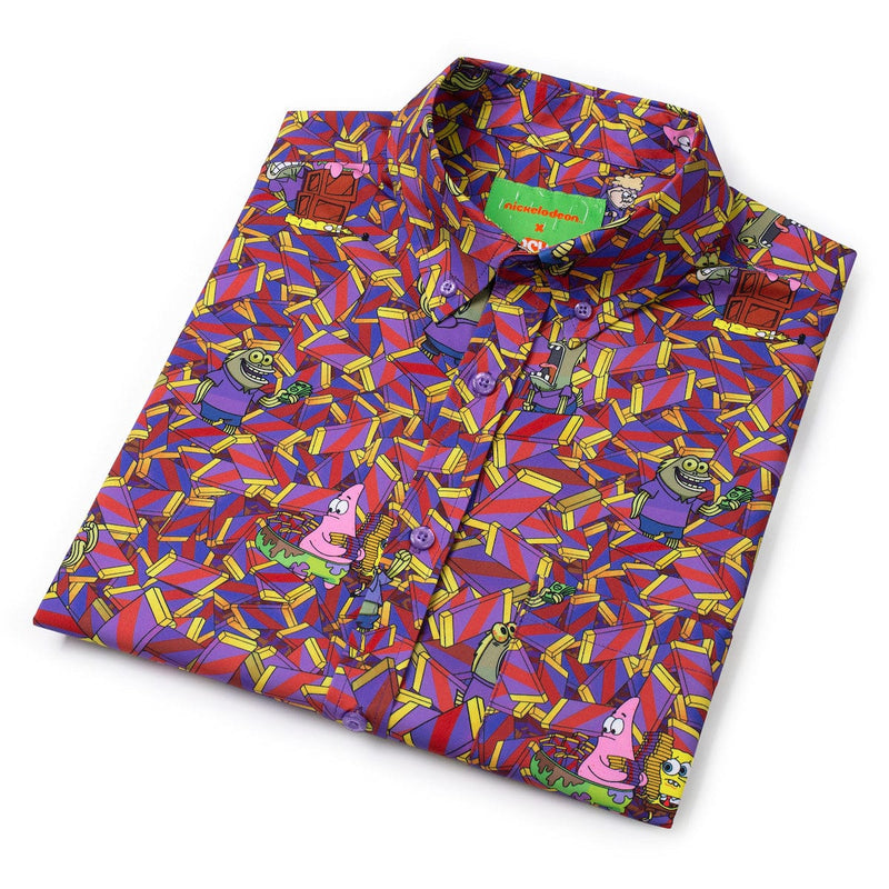 RSVLTS CHOOOOOCOLATE!!! KUNUFLEX Short Sleeve Shirt in Purple — detail 5