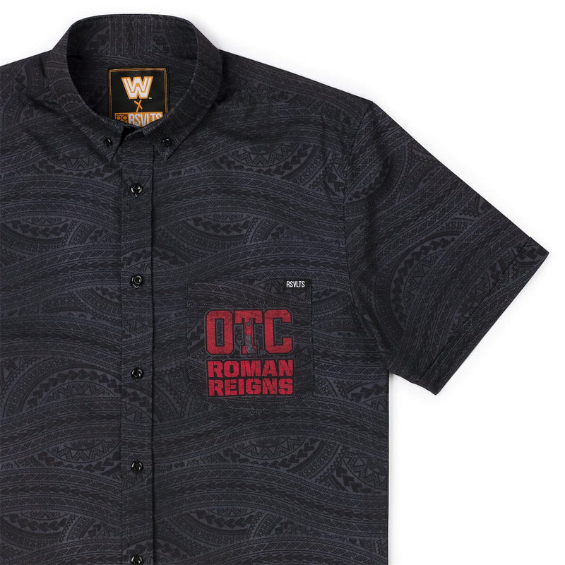 RSVLTS OTC KUNUFLEX Short Sleeve Shirt in Black — front view