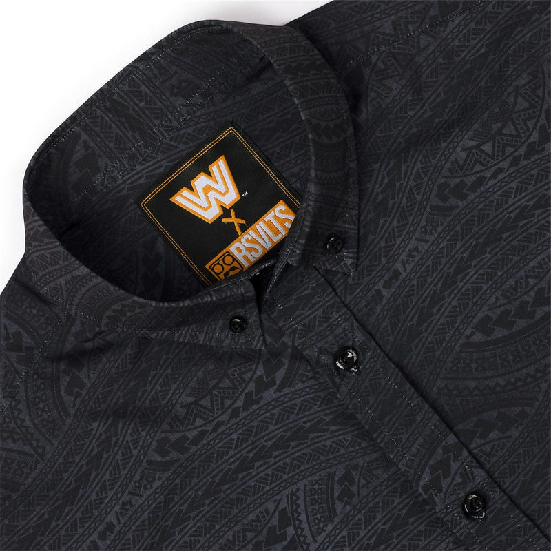 RSVLTS OTC KUNUFLEX Short Sleeve Shirt in Black — detail 7