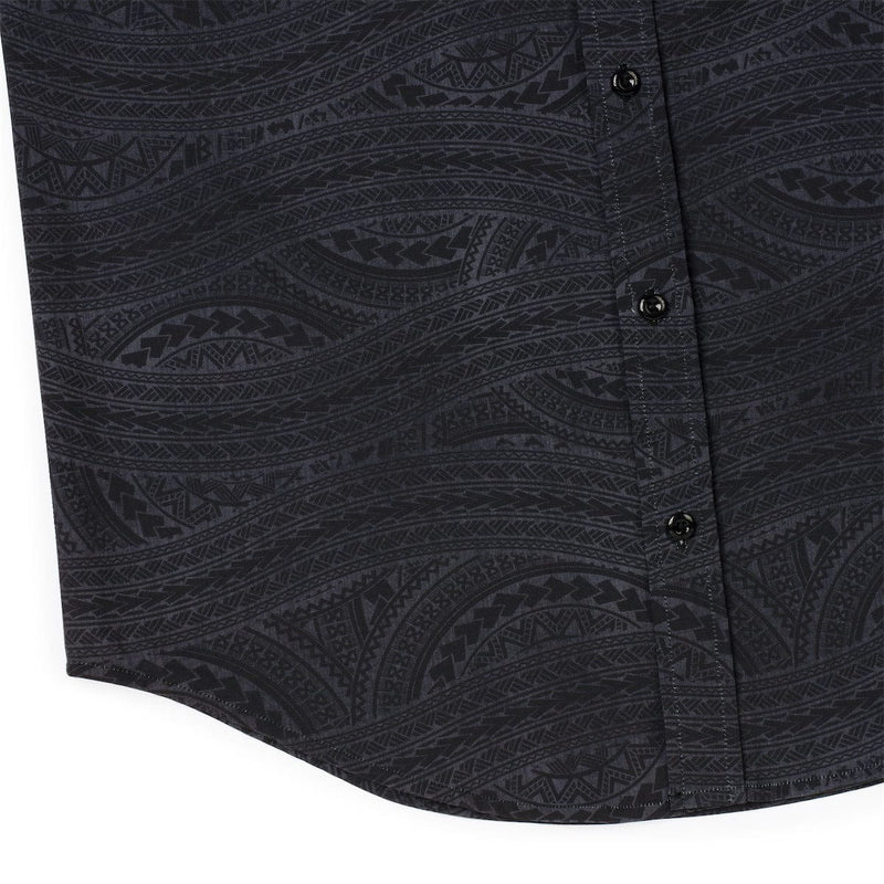 RSVLTS OTC KUNUFLEX Short Sleeve Shirt in Black — detail 8