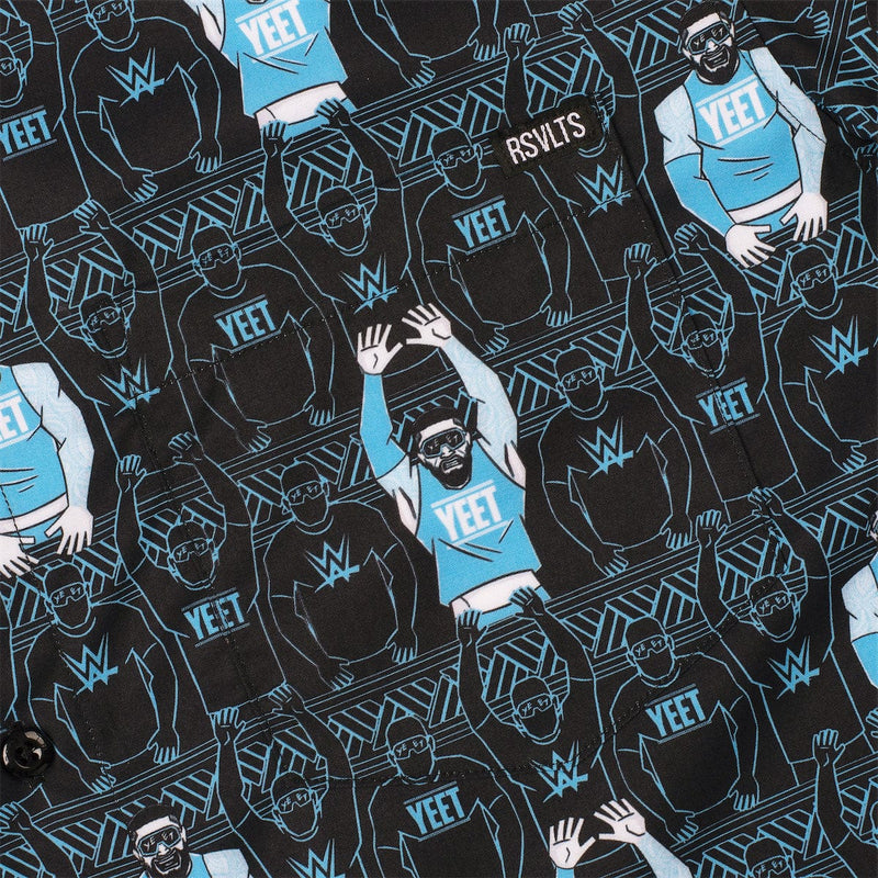 RSVLTS YEET! KUNUFLEX Short Sleeve Shirt in Blue — detail 3