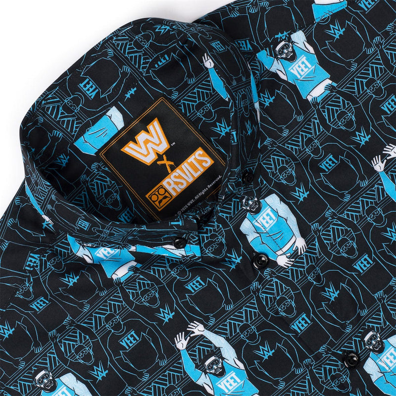 RSVLTS YEET! KUNUFLEX Short Sleeve Shirt in Blue — detail 7