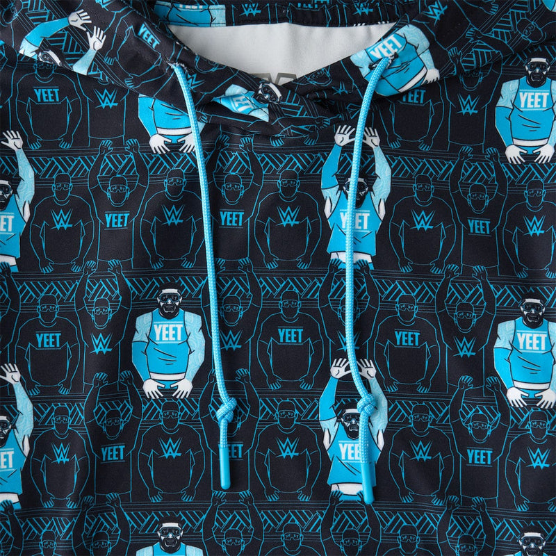 RSVLTS YEET! Youth Performance Hoodie in Blue — detail 2