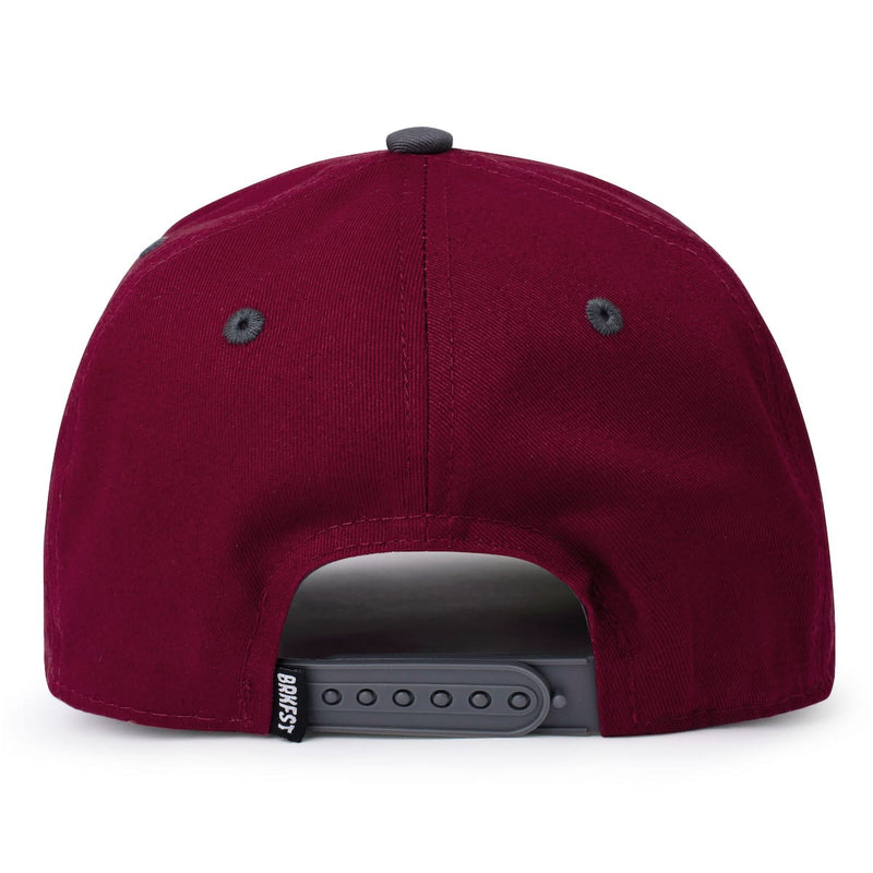 RSVLTS This Is the Way 5-Panel Curved Brim Hat in Red — detail 5