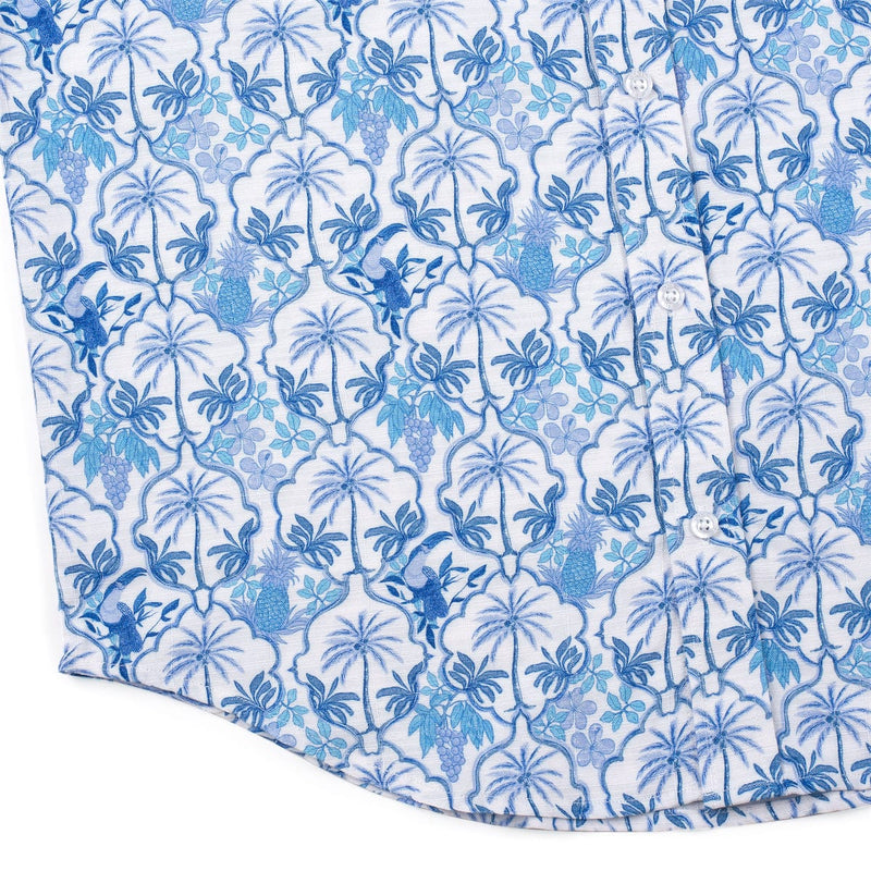 RSVLTS Bluetopia Bamboo Short Sleeve Shirt — detail 7
