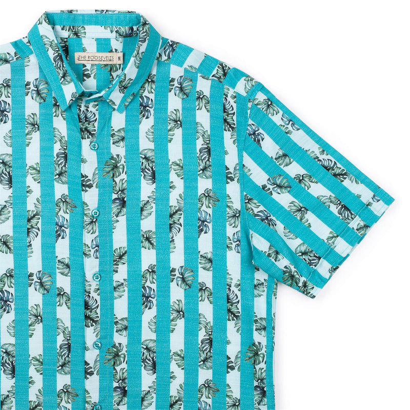 RSVLTS Peeks of Paradise Bamboo Short Sleeve Shirt — detail 2