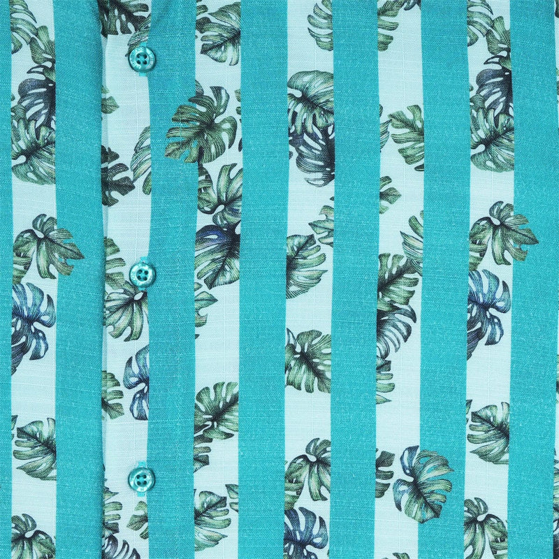 RSVLTS Peeks of Paradise Bamboo Short Sleeve Shirt — detail 4