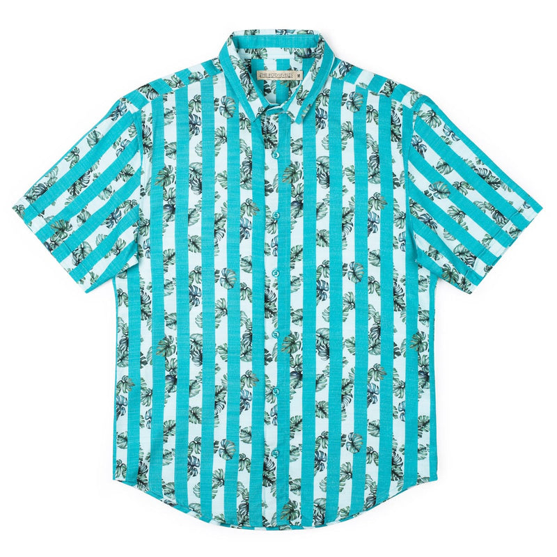 RSVLTS Peeks of Paradise Bamboo Short Sleeve Shirt — detail 5