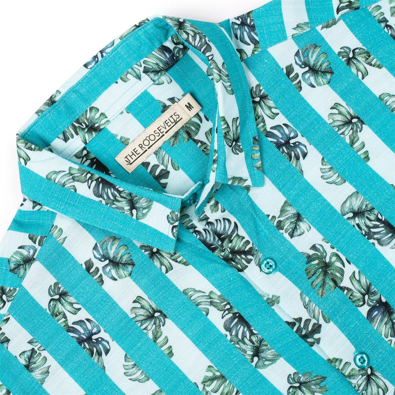 RSVLTS Peeks of Paradise Bamboo Short Sleeve Shirt — detail 6