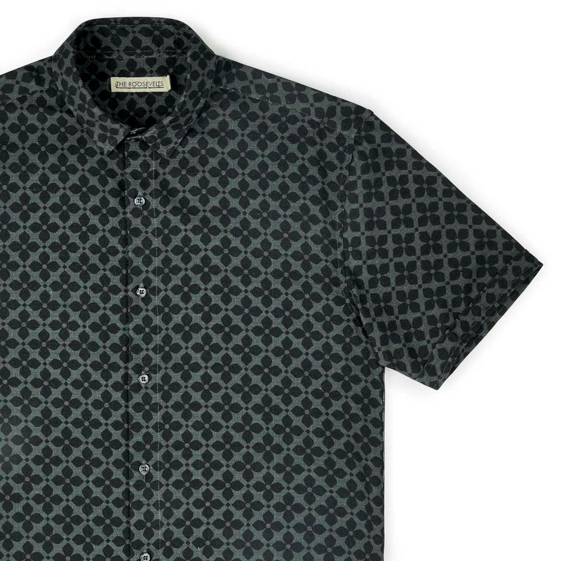 RSVLTS Monte Carlo (After Dark) Bamboo Short Sleeve Shirt — detail 2