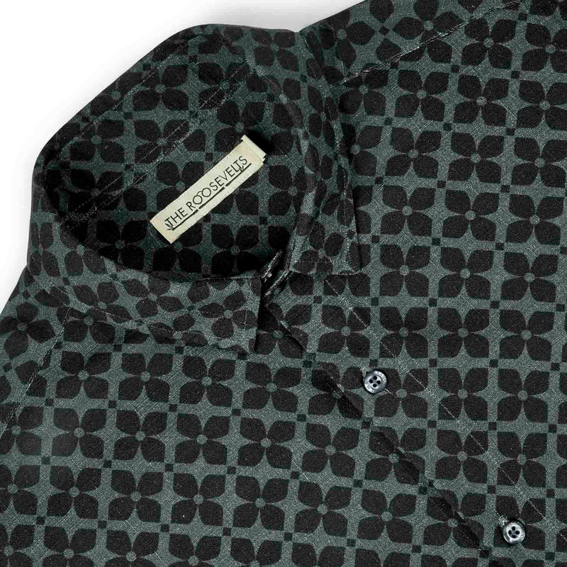 RSVLTS Monte Carlo (After Dark) Bamboo Short Sleeve Shirt — detail 6