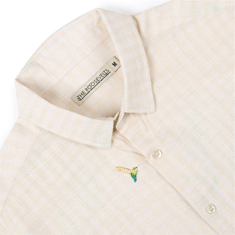 RSVLTS Hummingbird Bliss Bamboo Short Sleeve Shirt in Green — detail 3