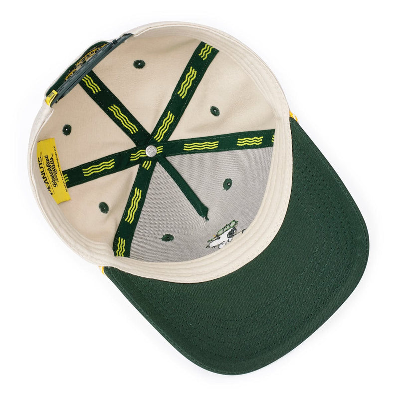 RSVLTS Good Grief Golf 5-Panel Curved Brim Hat in Green — detail 3