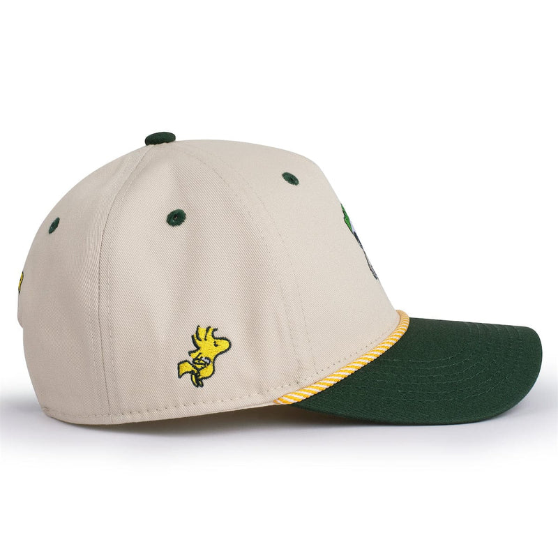 RSVLTS Good Grief Golf 5-Panel Curved Brim Hat in Green — detail 4