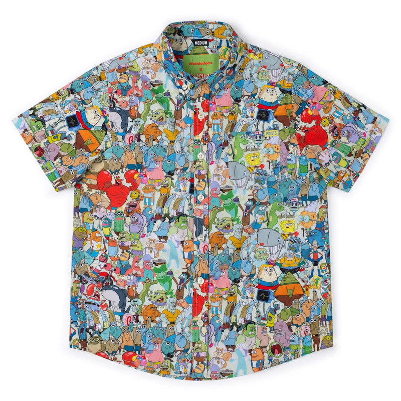 RSVLTS Welcome to Bikini Bottom Youth KUNUFLEX Short Sleeve Shirt — front view