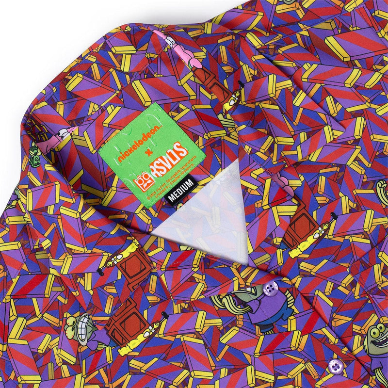 RSVLTS CHOOOOOCOLATE!!! Women's KUNUFLEX Short Sleeve Shirt in Purple — detail 2