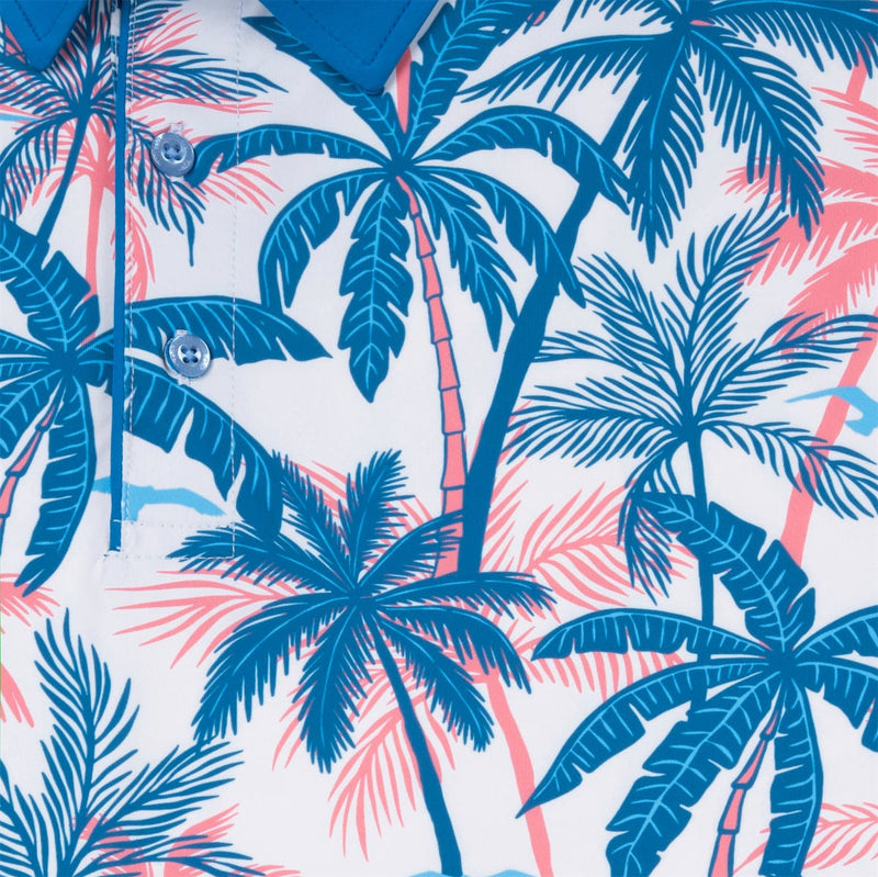 RSVLTS Palmerica All-Day Polo in Blue — detail 4