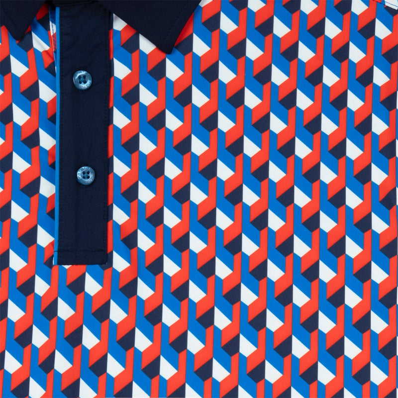 RSVLTS Freedomensional All-Day Polo in Blue — detail 4