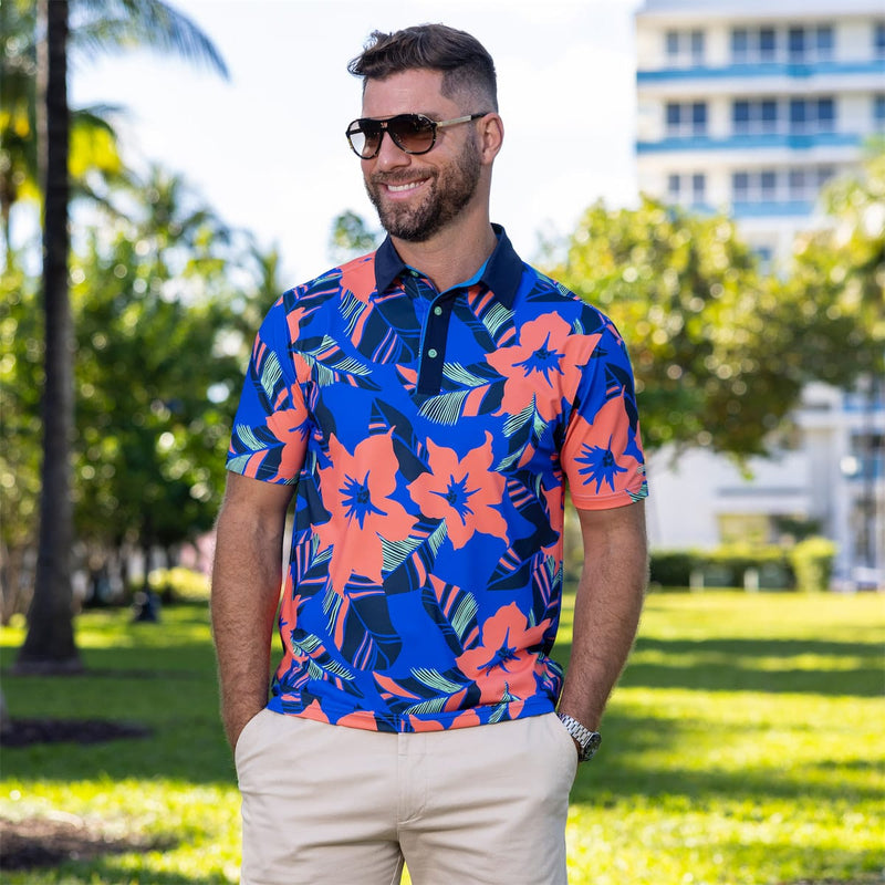 RSVLTS Sunset Tropic All-Day Polo — detail 3