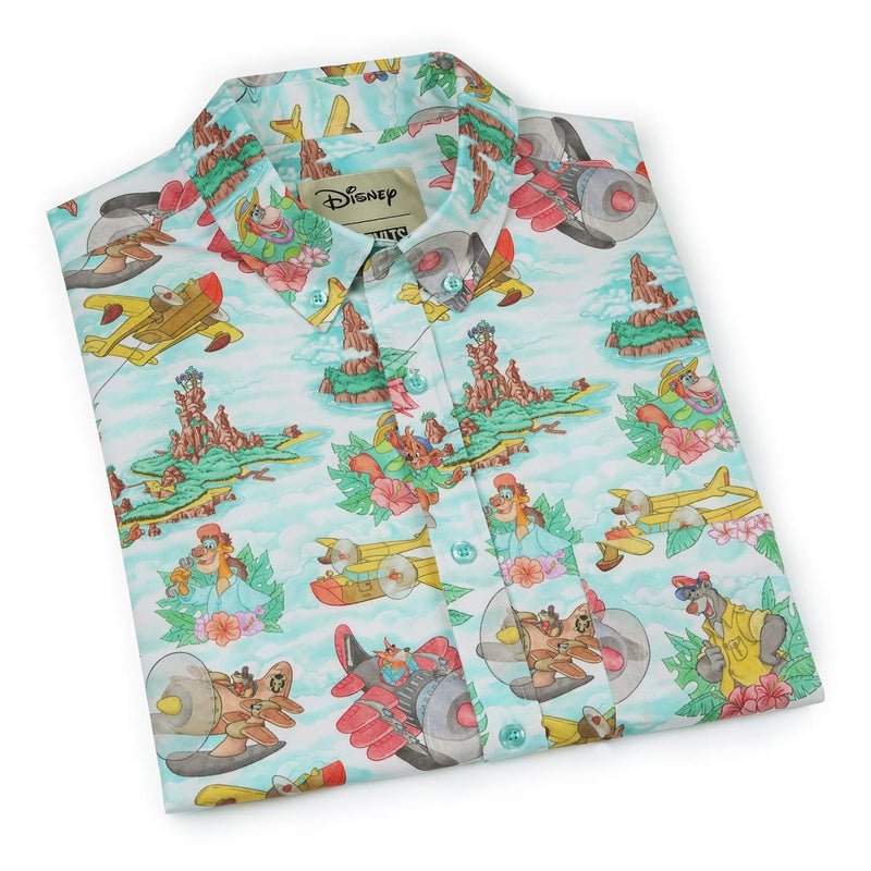 RSVLTS Spin It! KUNUFLEX Short Sleeve Shirt in Green — detail 8