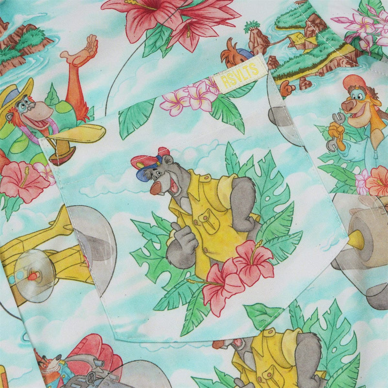 RSVLTS Spin It! Women's KUNUFLEX Short Sleeve Shirt in Green — detail 4