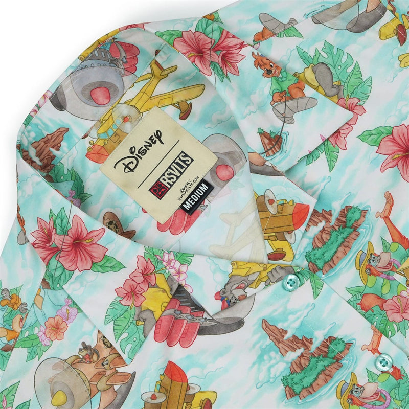 RSVLTS Spin It! Women's KUNUFLEX Short Sleeve Shirt in Green — detail 6