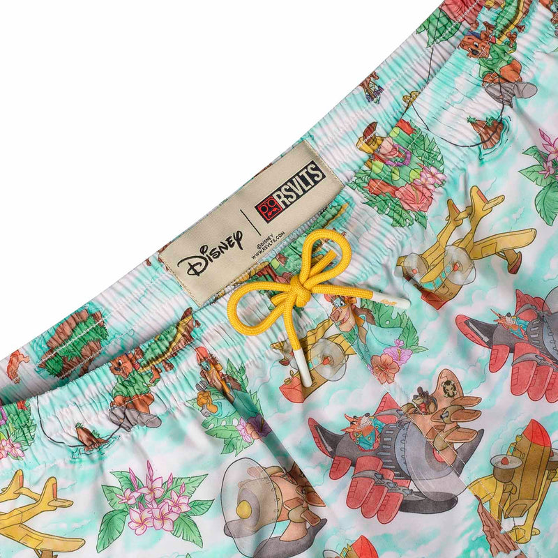 RSVLTS Spin It! Hybrid Shorts in Green — detail 5