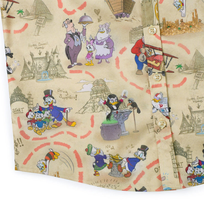 RSVLTS Birds of a Treasure Youth KUNUFLEX Short Sleeve Shirt in Multicolor — detail 3