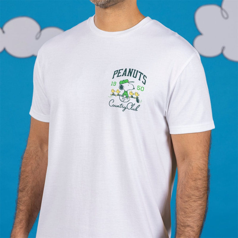 RSVLTS Peanuts Country Club Crewneck Tee in White — detail 5