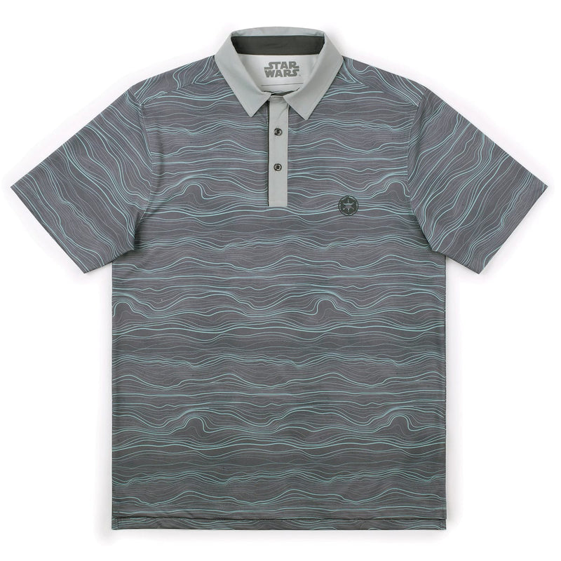 RSVLTS Beskar Steel All-Day Polo in Gray — front view