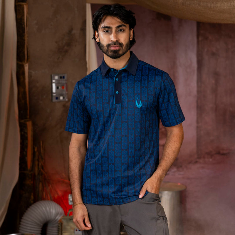 RSVLTS Frozen Assets All-Day Polo in Blue — detail 2