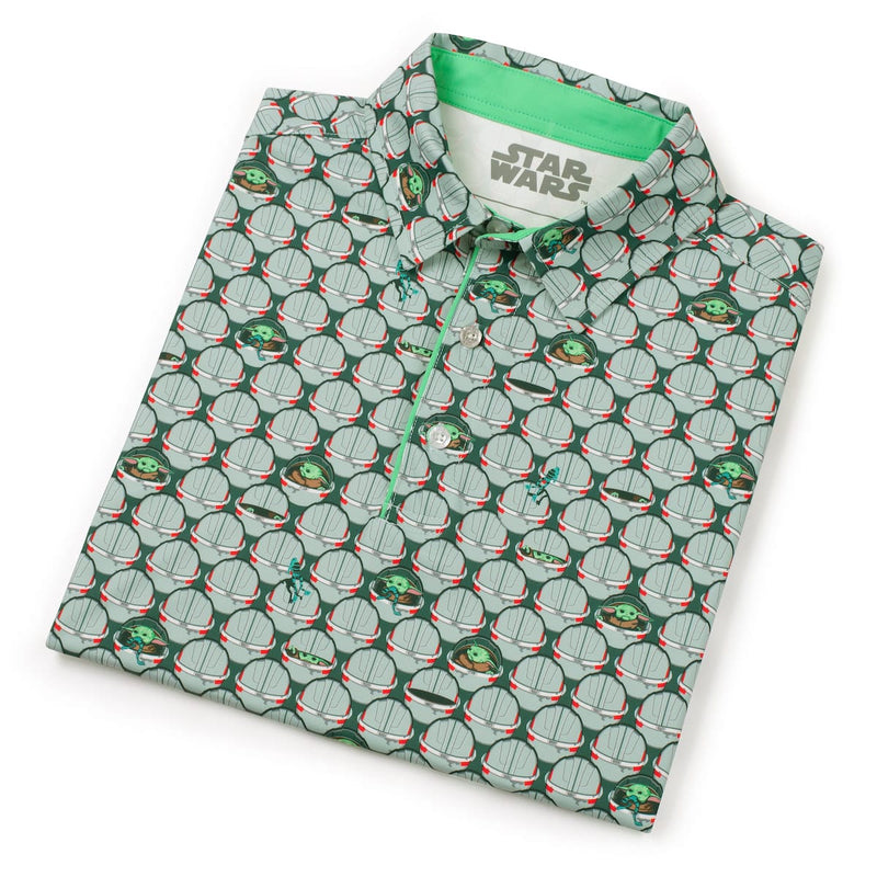 RSVLTS Grogu Gallery All-Day Polo in Green — detail 7