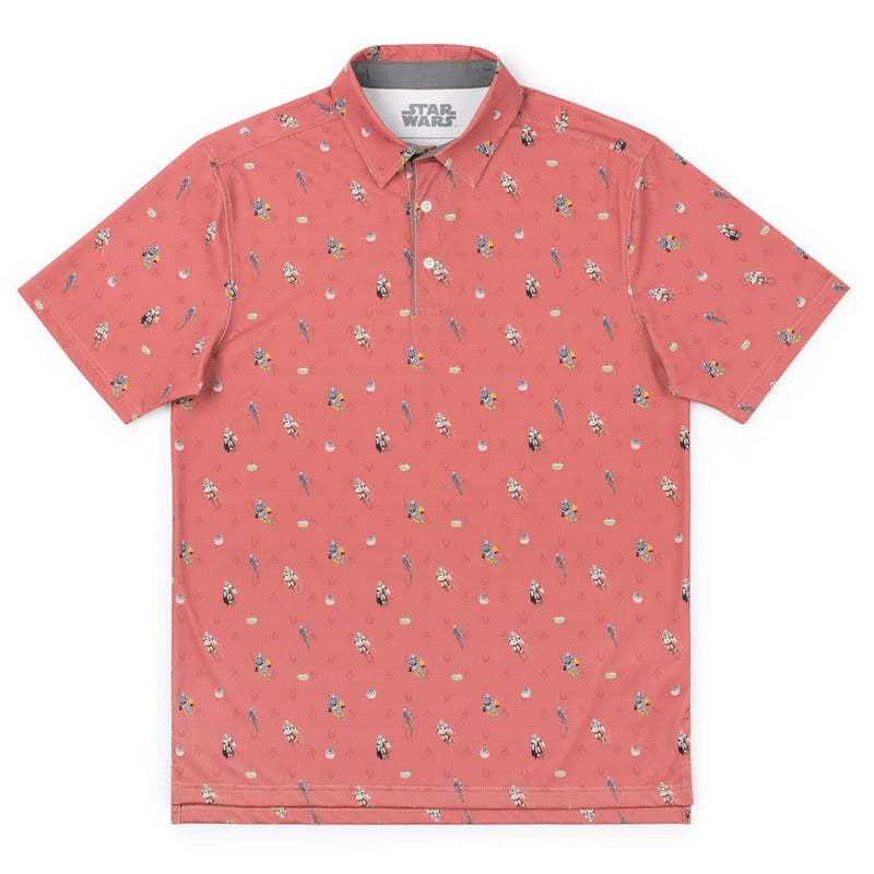 RSVLTS Lil Mandos All-Day Polo in Pink — front view