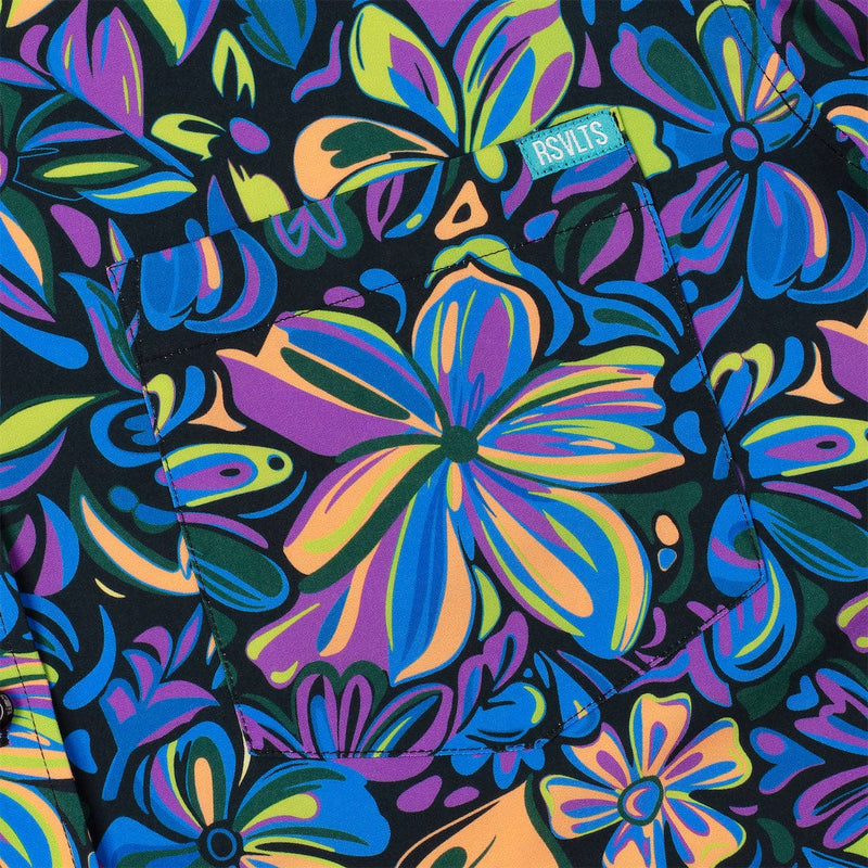 RSVLTS Ultraviolet KUNUFLEX Short Sleeve Shirt in Purple — detail 4