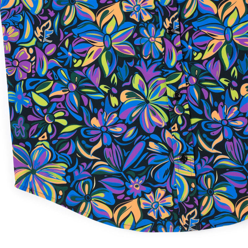 RSVLTS Ultraviolet KUNUFLEX Short Sleeve Shirt in Purple — detail 8