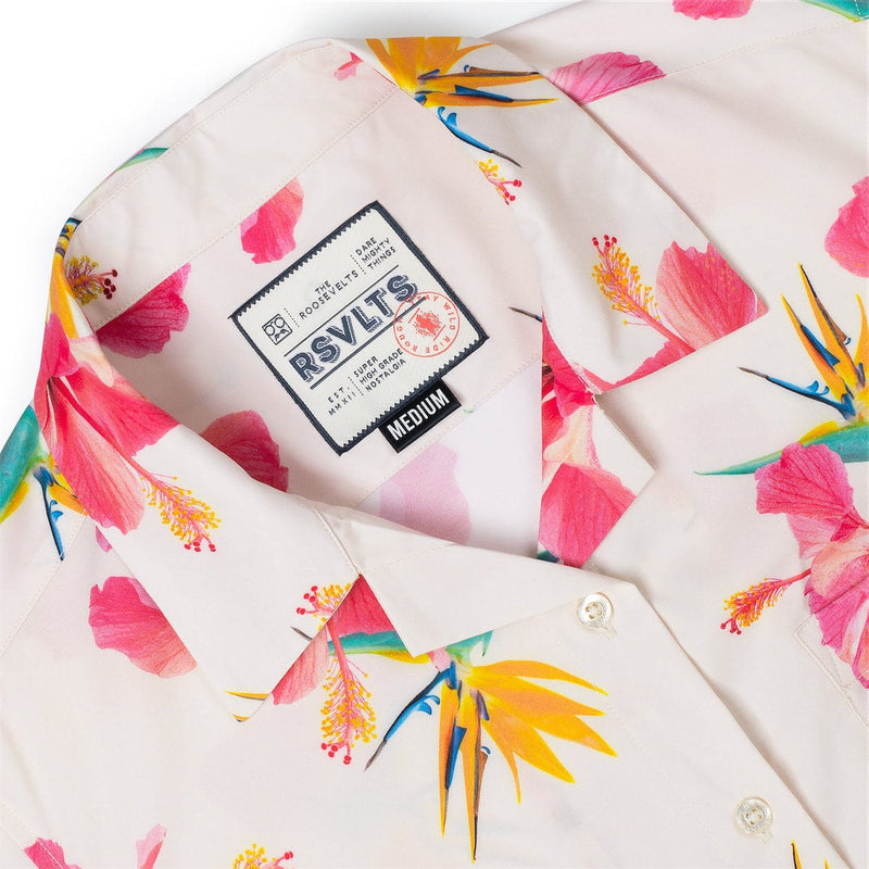 RSVLTS Sunbird Women's KUNUFLEX Short Sleeve Shirt in Pink — detail 6