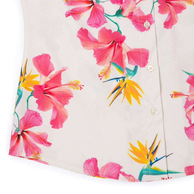 RSVLTS Sunbird Women's KUNUFLEX Short Sleeve Shirt in Pink — detail 7