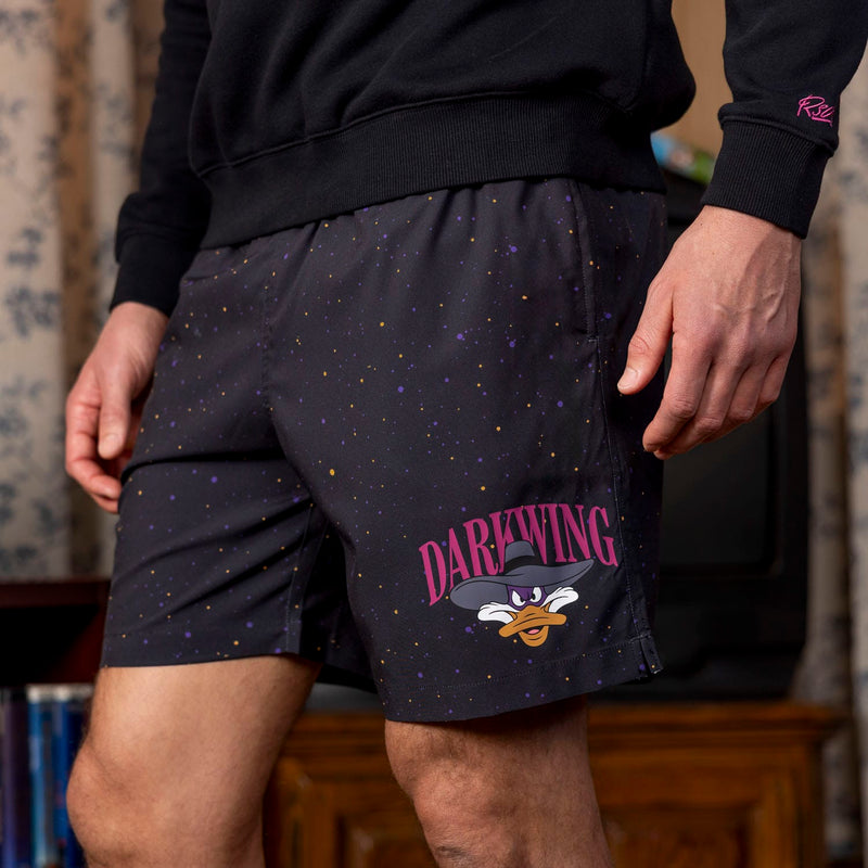 RSVLTS Let's Get Dangerous! Hybrid Shorts in Black — detail 2
