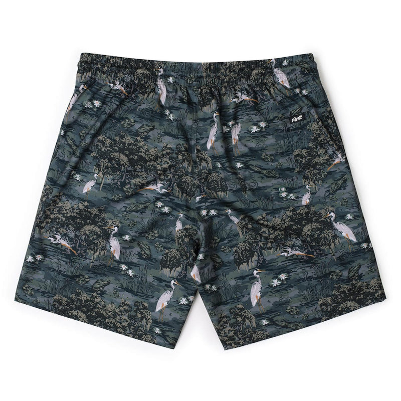 RSVLTS Born On the Bayou Hybrid Shorts in Green — detail 5