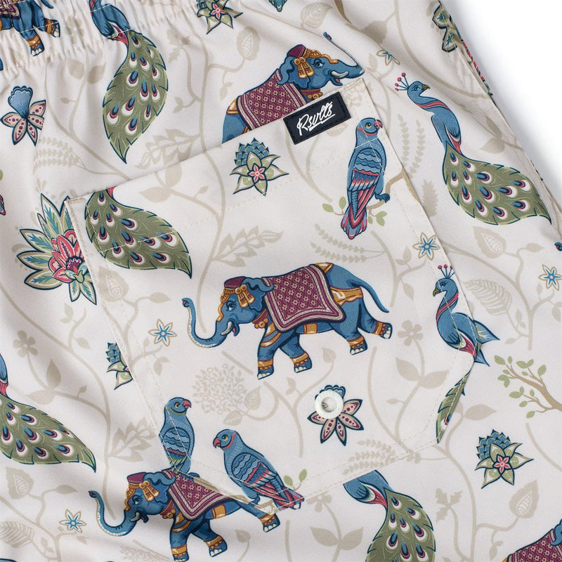 RSVLTS The Spirit of India Hybrid Shorts in Neutral — detail 3