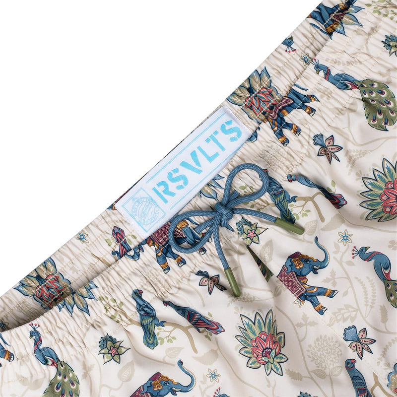 RSVLTS The Spirit of India Hybrid Shorts in Neutral — detail 4
