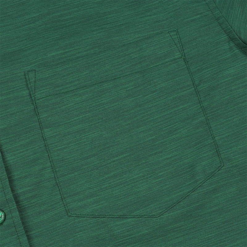 RSVLTS Evergreen KUNUFLEX Short Sleeve Shirt in Green — detail 4