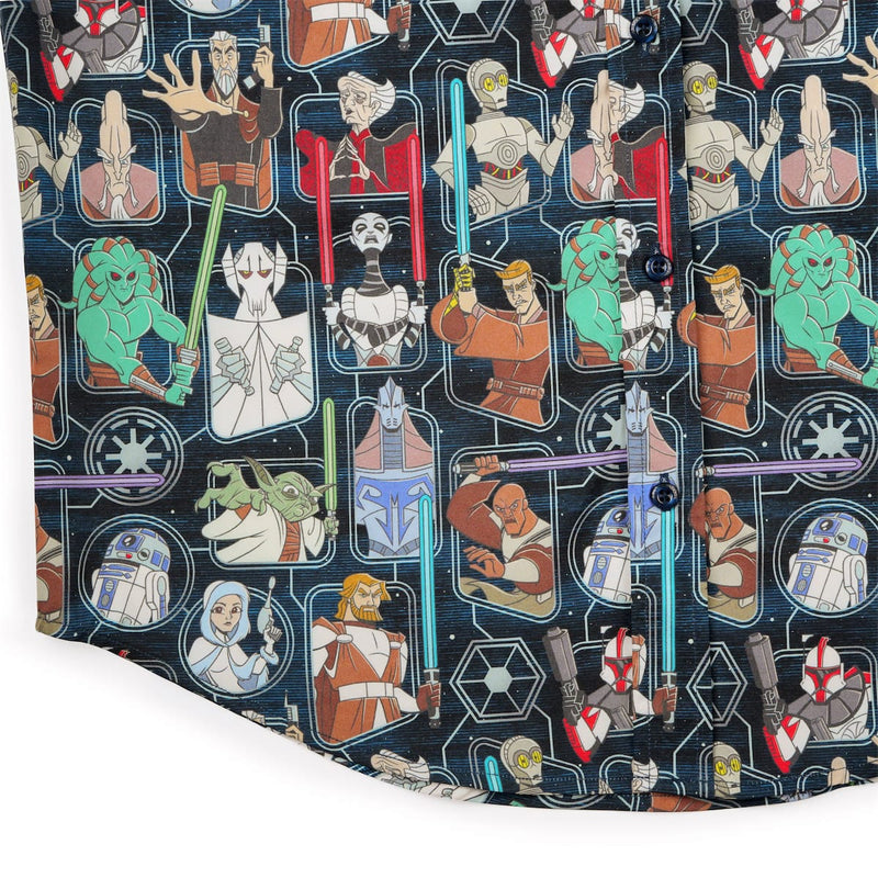RSVLTS Clone Wars Crew KUNUFLEX Short Sleeve Shirt in Multicolor — detail 5